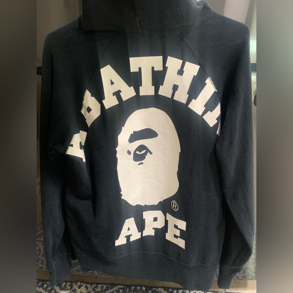 Bathing ape college pullover